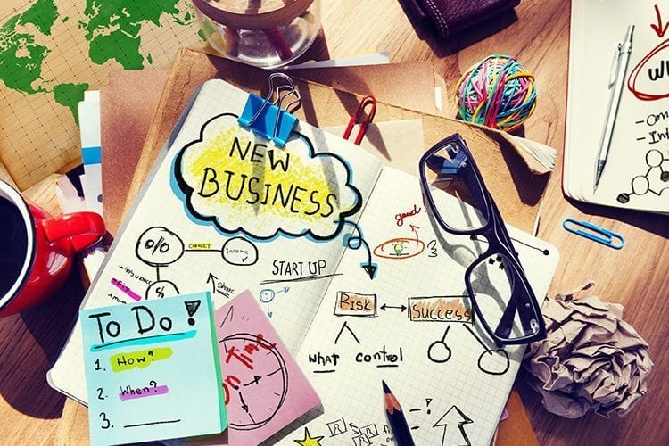 New Business Startup Plan Strategy Aspiration Concept