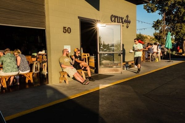 Crux Fermentation Project in Bend has risen to one of the best locations for gathering in the closing rays of sun.