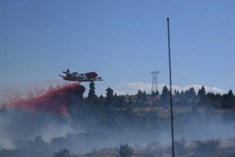 Cost of Fighting Wildfire, Air Tank, Oregon Department of Forestry