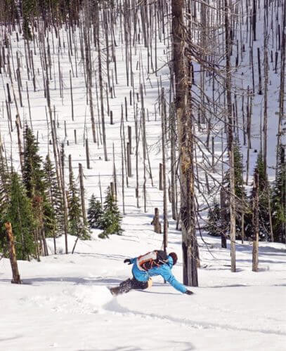 Central-Oregon-backcountry-ski-snowboard-Elk-Lake-Photo by Lane Pearson