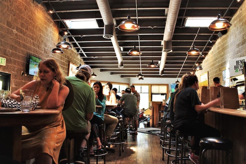Local's night at Bend Brewing Co. in Bend, Oregon.