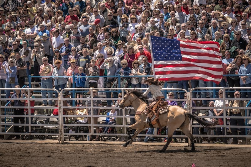 Rodeo Queen at the 2016 Sisters Rodeo in Sisters, Oregon.