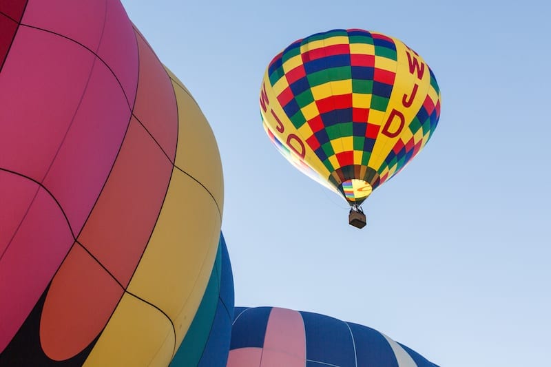 Balloons Over Bend takes place each summer in Bend, Oregon.