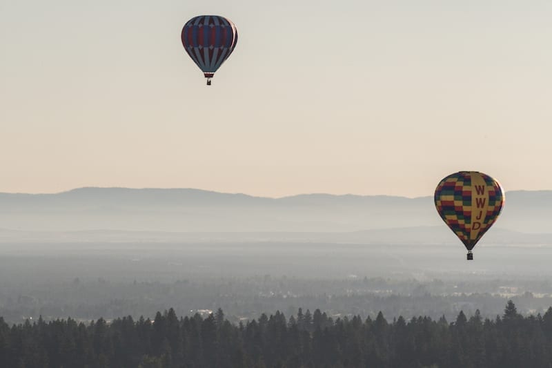 Balloons Over Bend is one of many festival in Bend each summer.