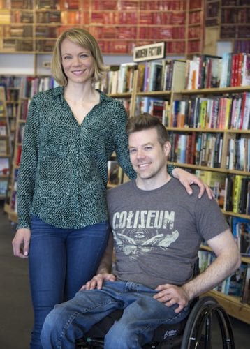 Heidi and Josh Spencer, owners of Big Story independent bookstore in Bend, Oregon.