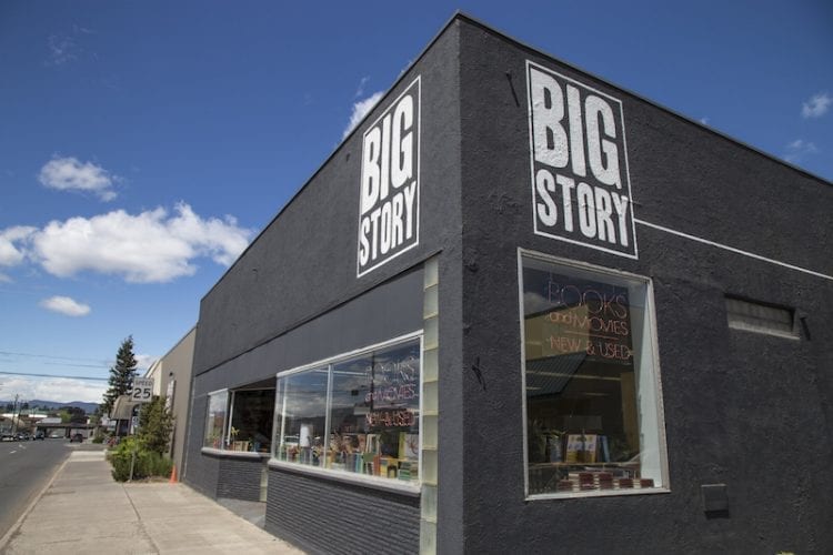 Big Story independent bookstore in Bend, Oregon.