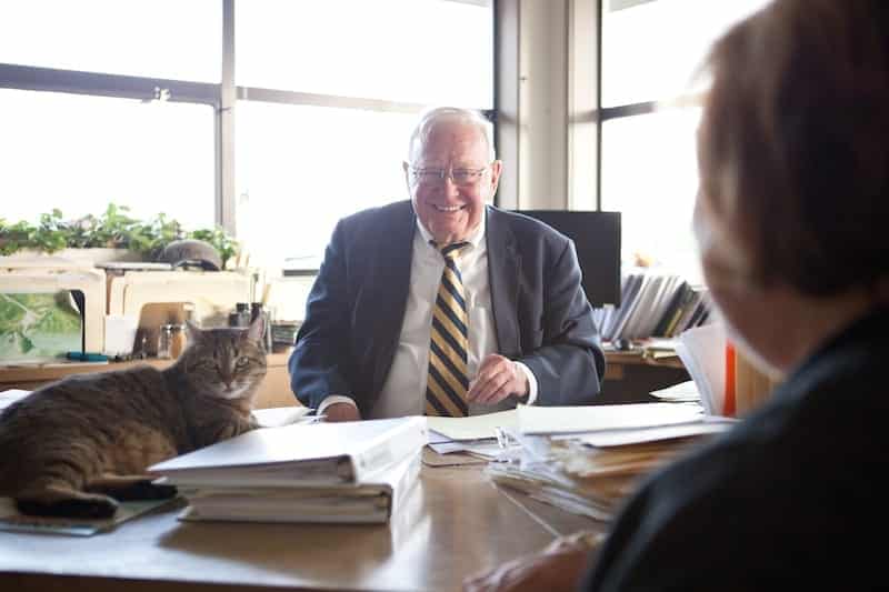 Bill Smith at his office at William Smith Properties in Bend, Oregon.