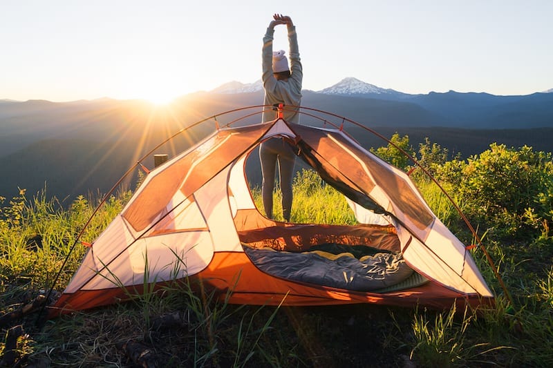 Summer camping in Central Oregon