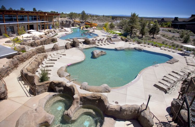 Pool at Brasada Resort in Central Oregon