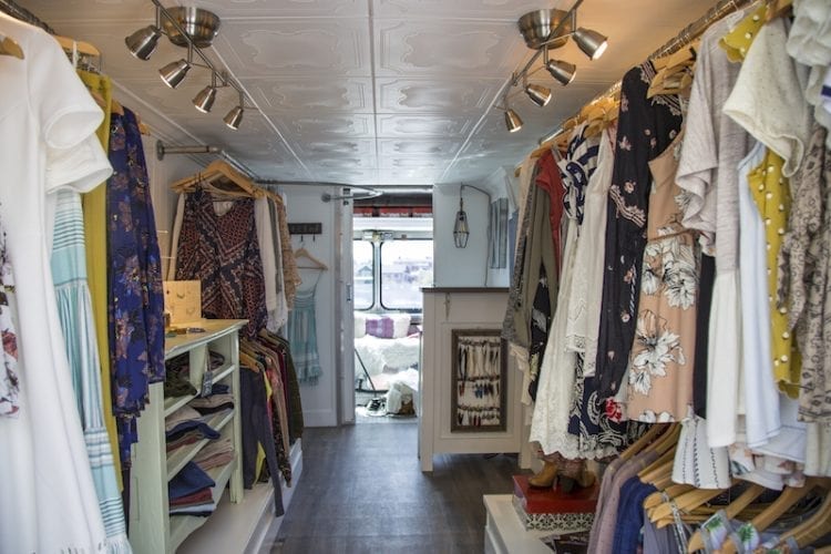 Bend's first fashion truck Wildflower Mobile Boutique
