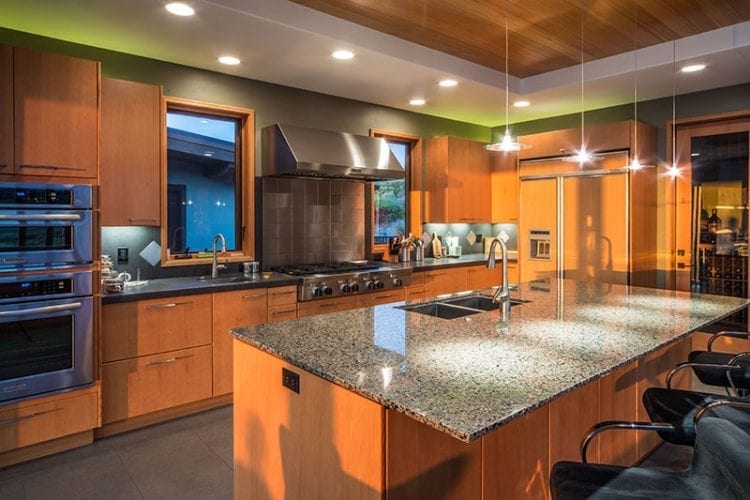 A modern kitchen in Bend, Oregon.