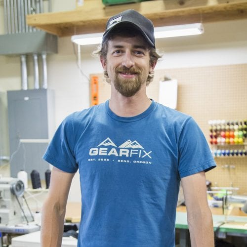 Sam Powell at the Gear Fix in Bend, Oregon.