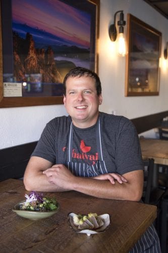 Sushi chef Ian Skomski Kusshi NW Bend, Oregon