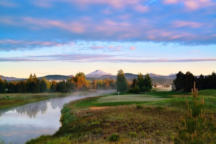 Golf course in Sunriver, Oregon