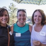 Patti Julber, Melanie Fisher, Kim Smith Bend Mag Deck Party