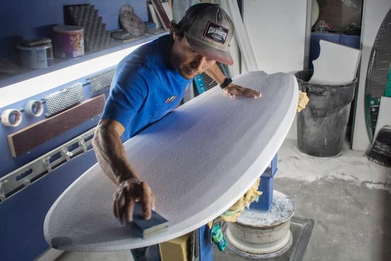 Travis Yamada Surfboard Shaping