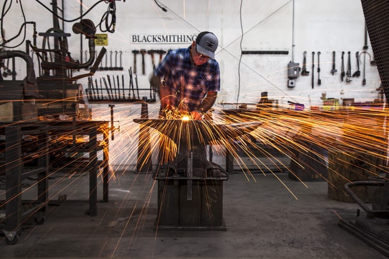 Ponderosa Forge Blacksmith Photo