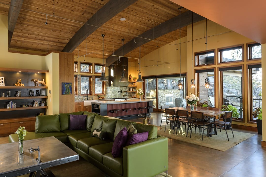 Urban and industrial home design in Bend, Oregon