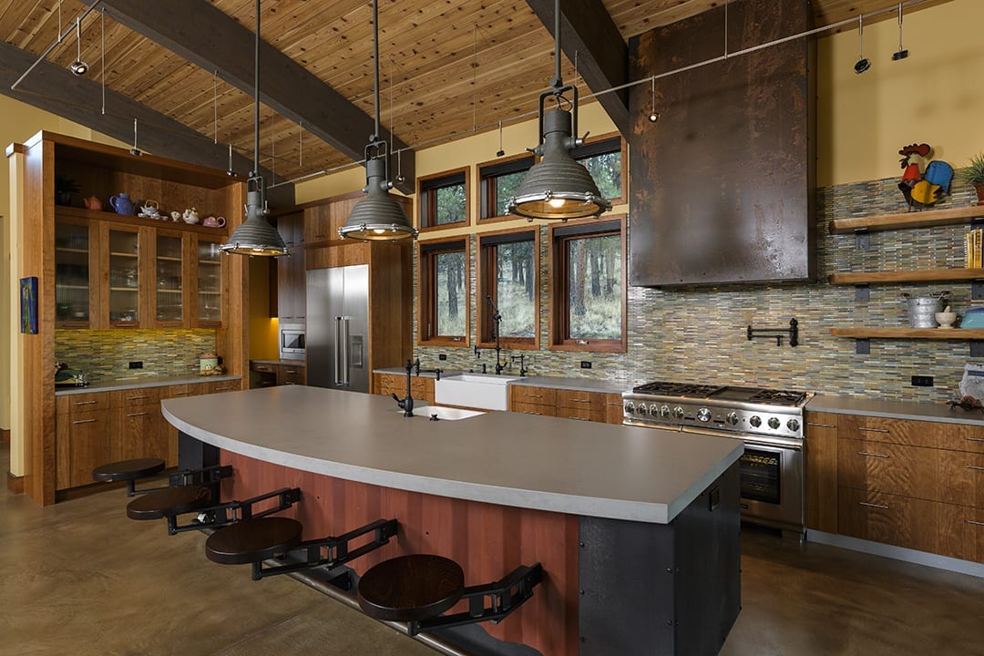 Urban industrial home design in Bend, Oregon