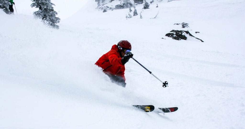 Backcountry skiing at Mt. bailey near Bend, Oregon