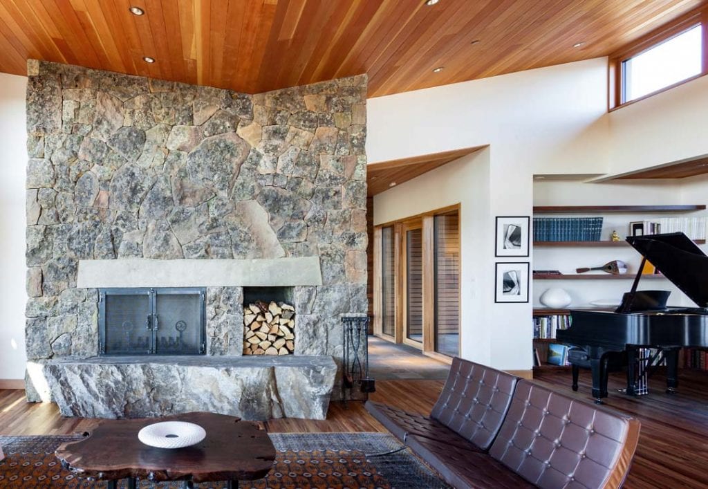 Architecture and home design interior for the Kalorama home near Bend, Oregon