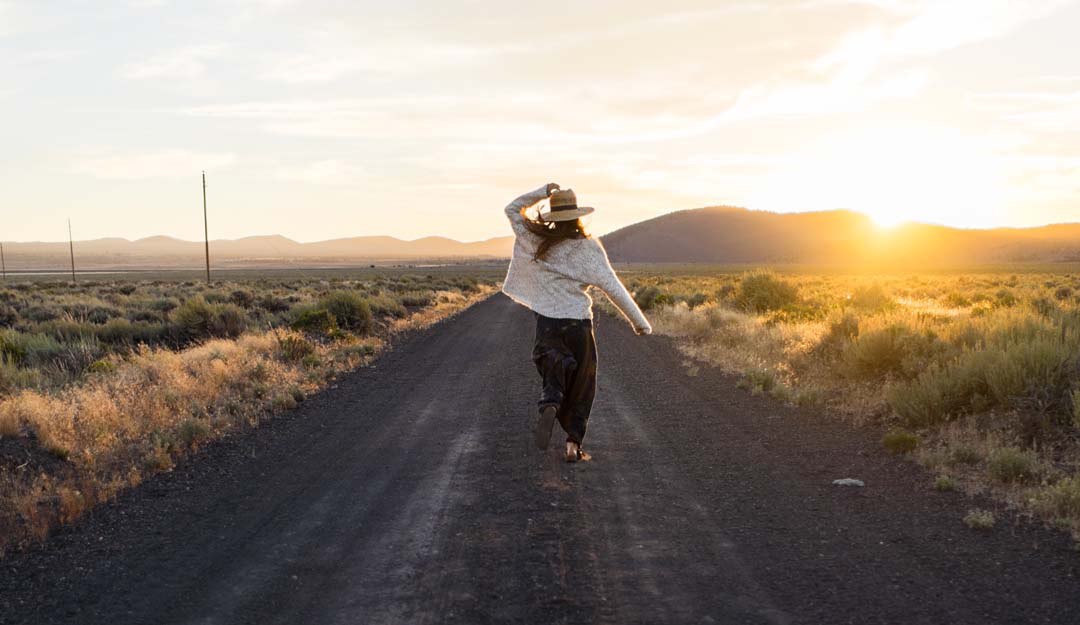 Seeking the sun in the badlands for the Spring Break Check List in Bend, Oregon