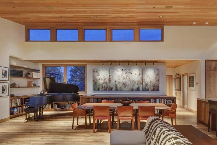 Architecture and home design of the Kalorama home near Bend, Oregon