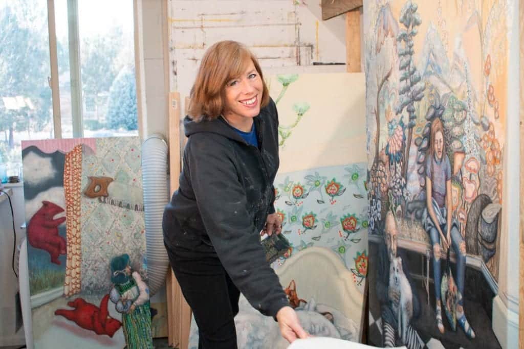 Painter Paula Bullwinkel in Bend, Oregon