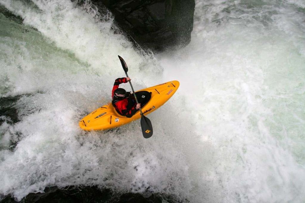 Christina McKeown whitewater paddling