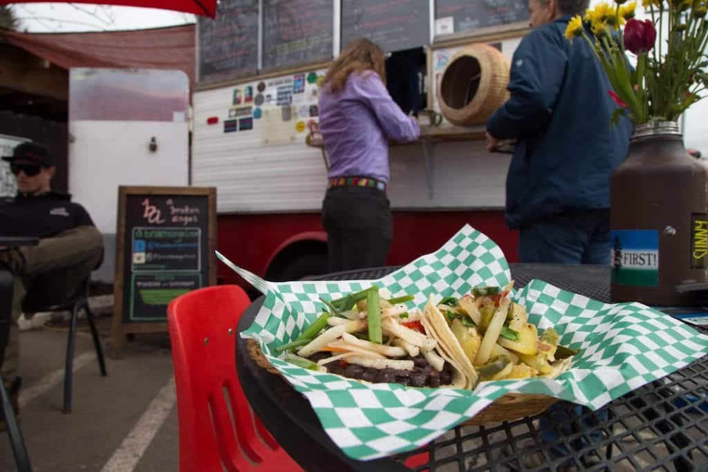 A Broken Angel vegan food truck in Bend, Oregon