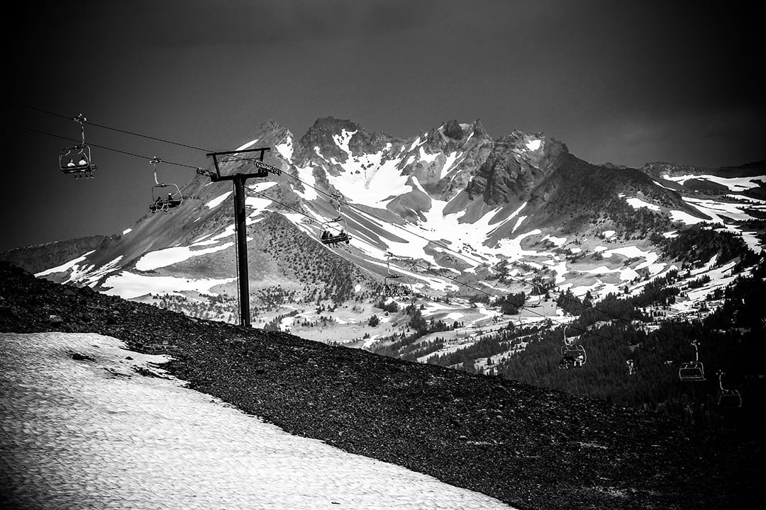 Mt. bachelor snow drought Bend, Oregon