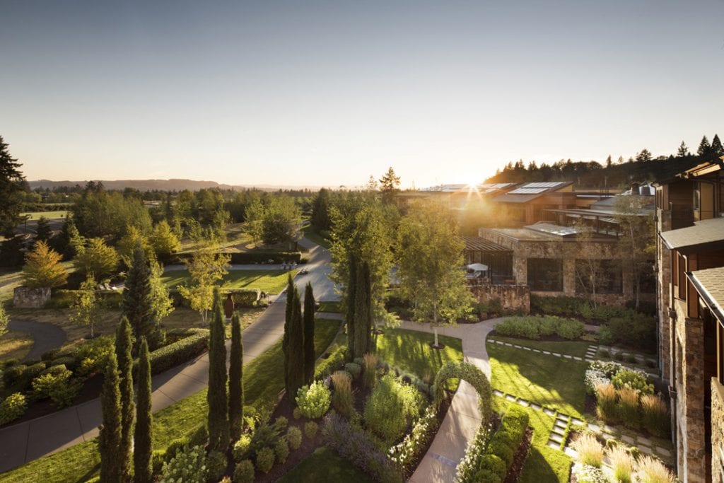 Allison inn and spa in willamette valley wine region