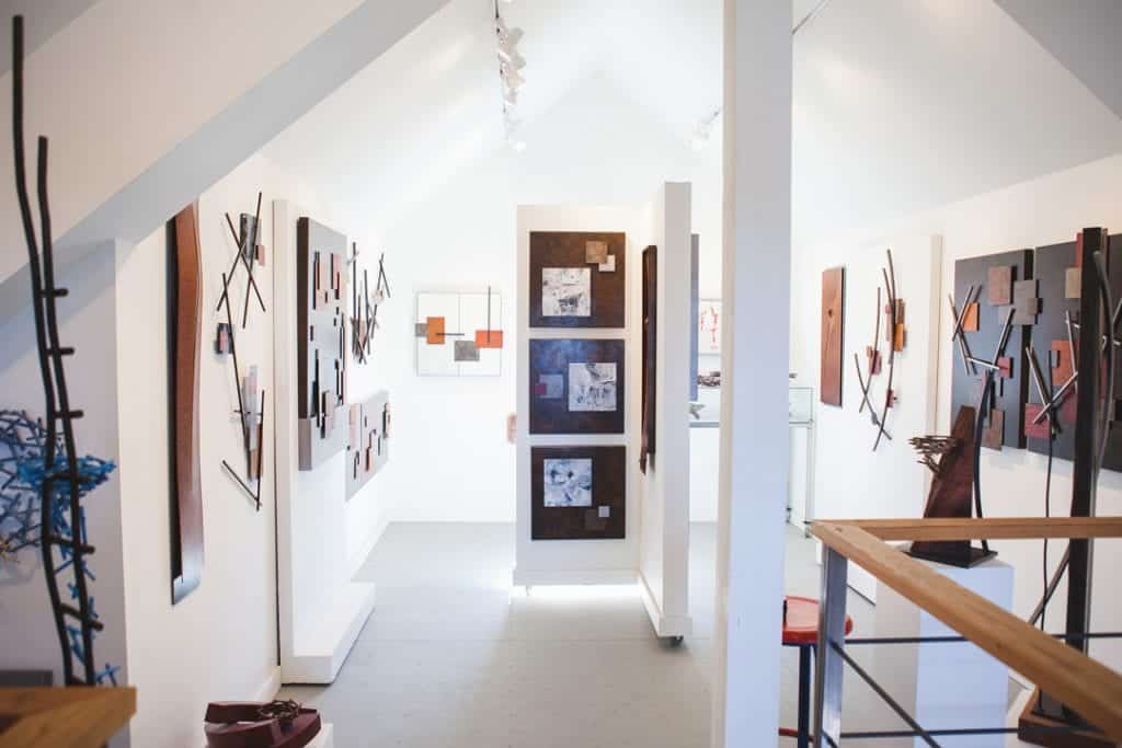 Holly and Rand Rodes-Smithey art studio and gallery in Bend, Oregon