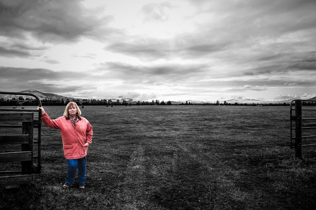 Kathy Deggendorfer at Pine Meadow Ranch in Sisters, Oregon