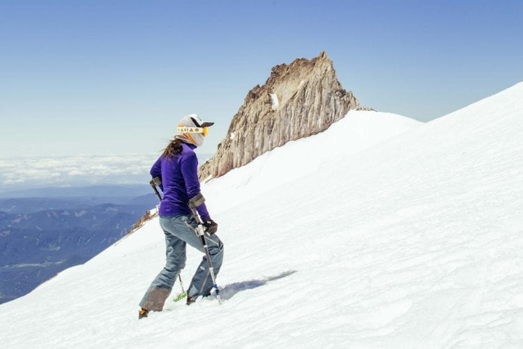 Anna Soens Climbs Mount Hood