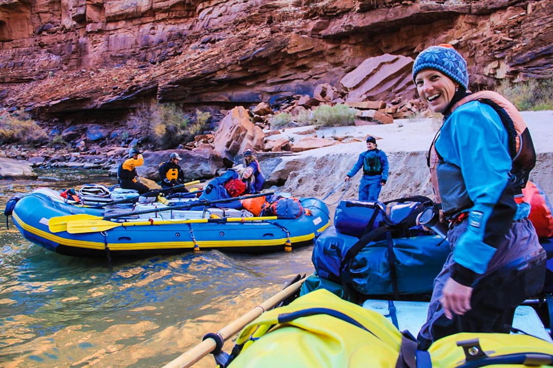 a women's rafting trip in grand canyon national park