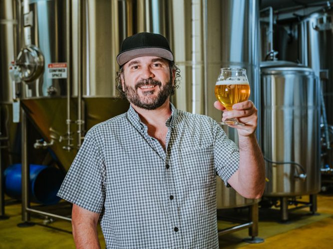 Brett Thomas, Sunriver's director of brewing operations