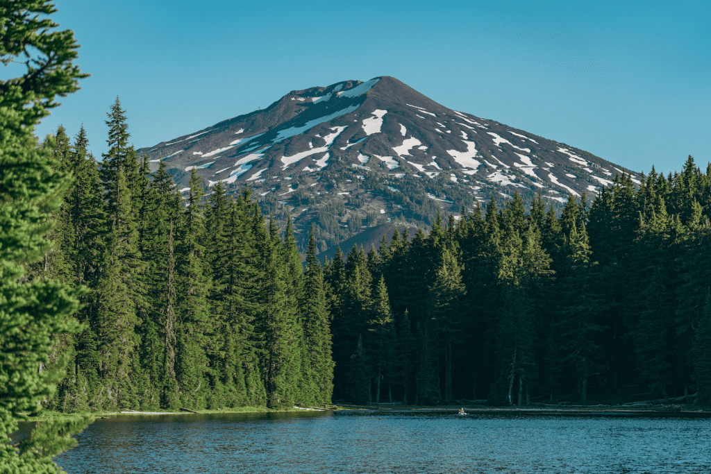 Mt. Bachelor in the summer