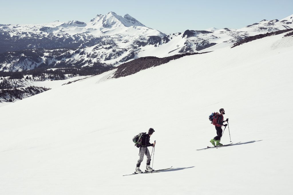 2 Back country skiiers