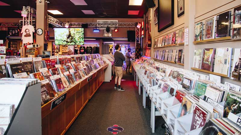 Smith Rock Records interior