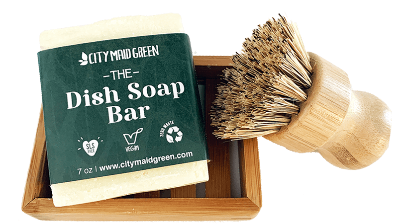 City Maid Green’s Dish Soap Bar