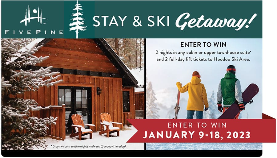 five pine lodge and hoodoo ski giveaway photo