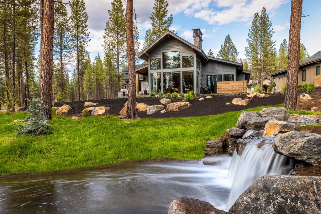 Frostbrook Home from front in Caldera Springs