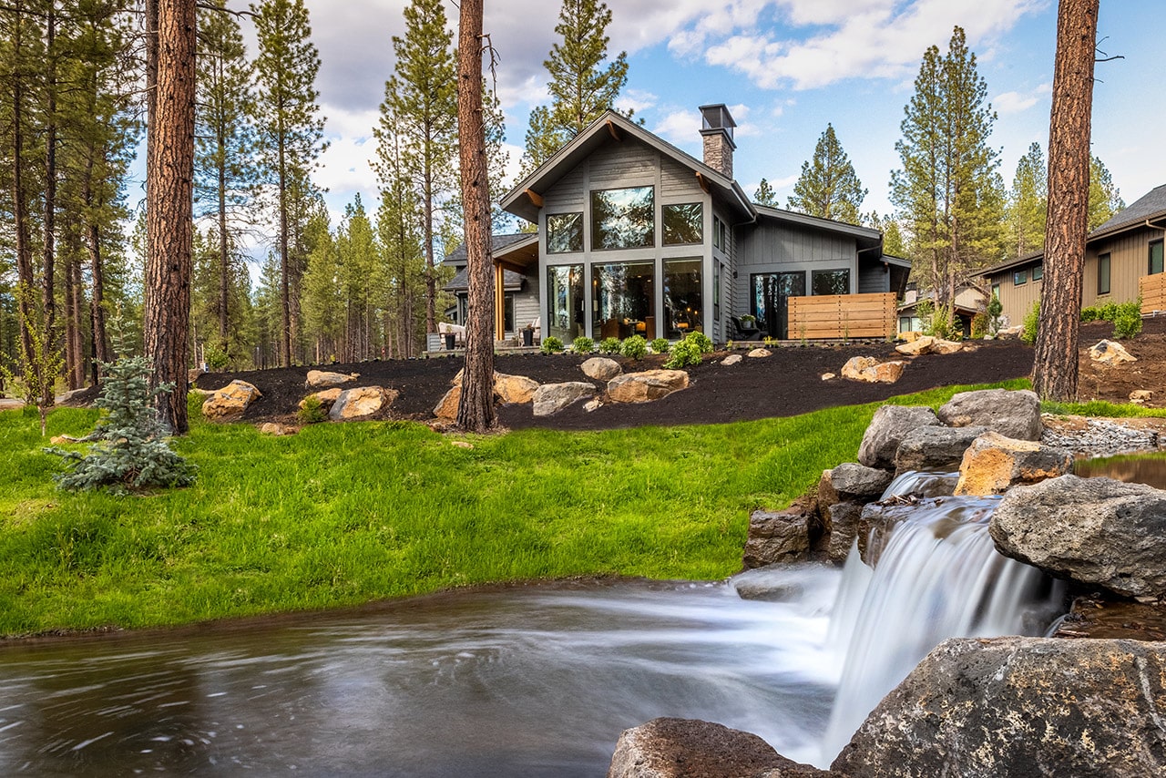 Frostbrook Home from front in Caldera Springs