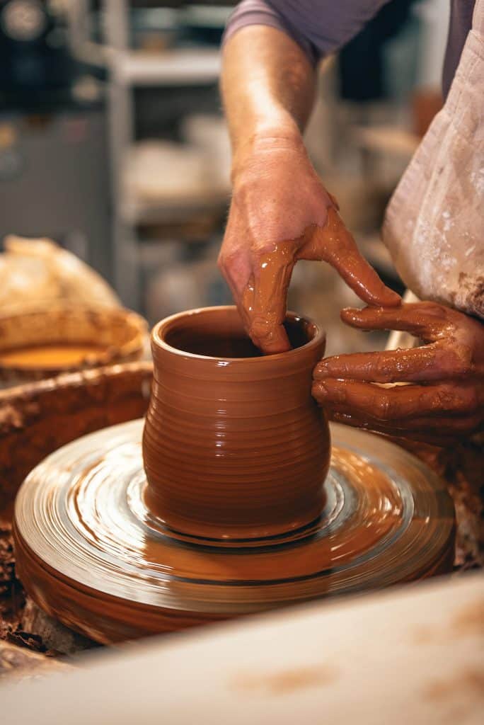 Mud Lake Studios has work space for ceramic artists