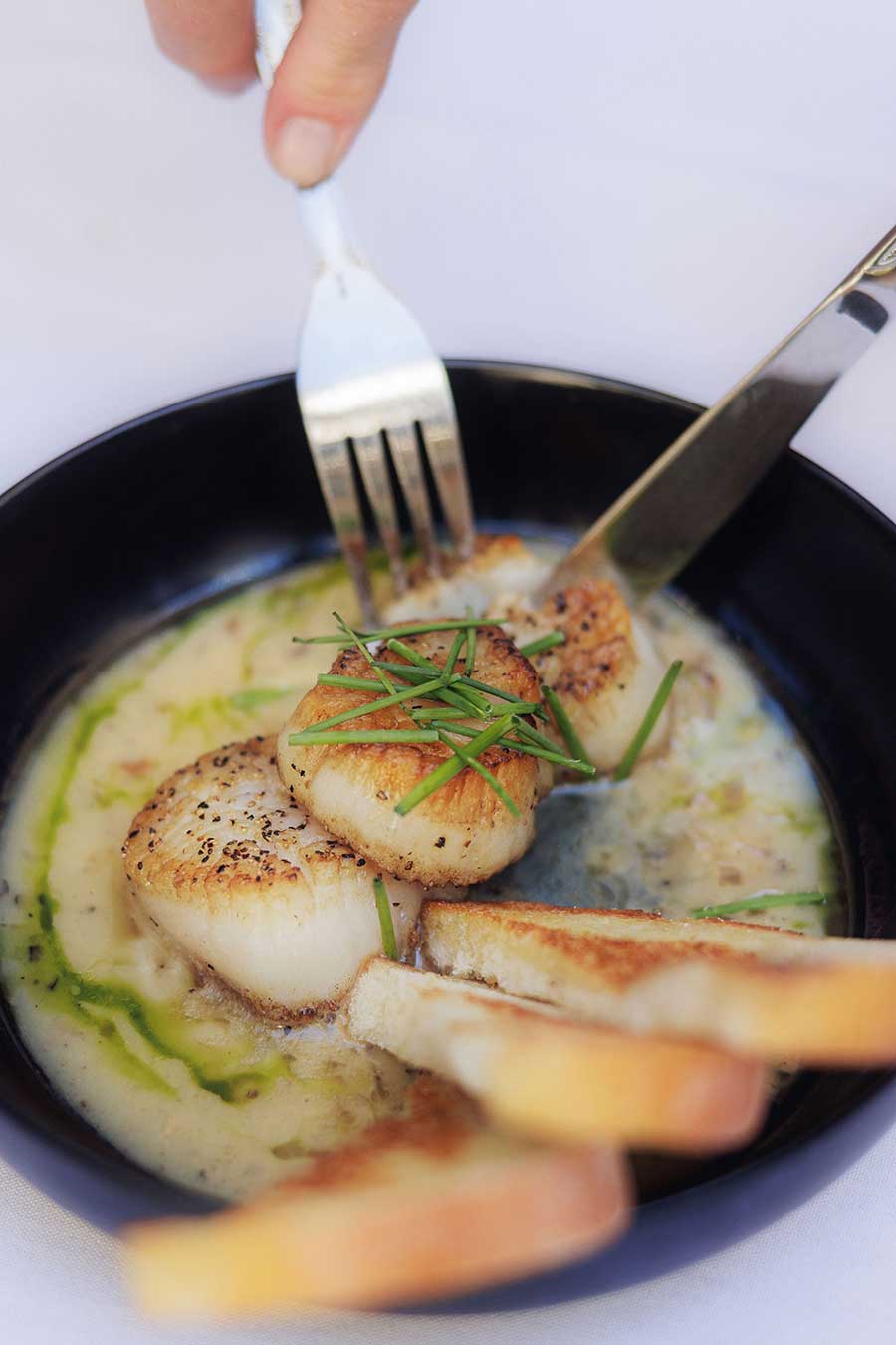 The Jackalope scallops