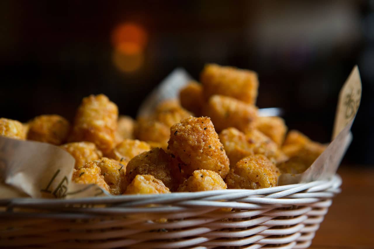 tots in a basket