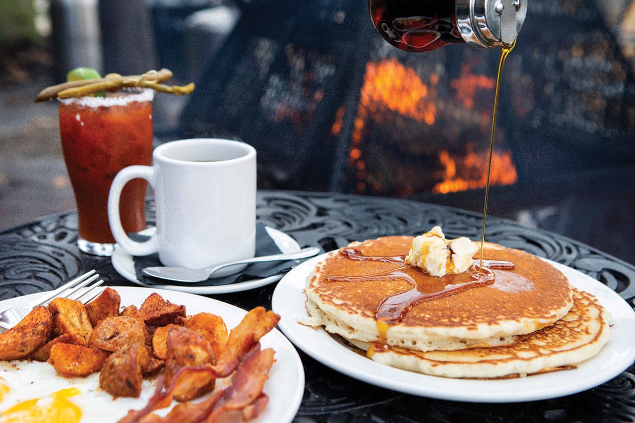 breakfast on table