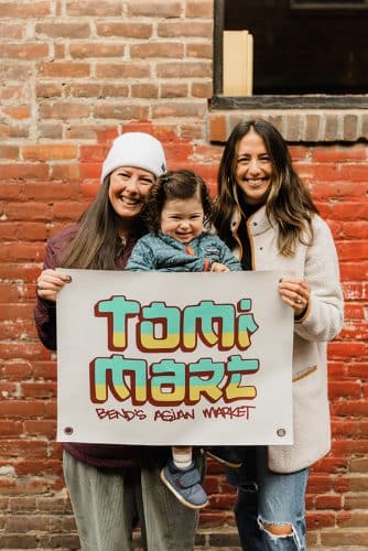 Owners of Tomi Mart in Bend, Oregon