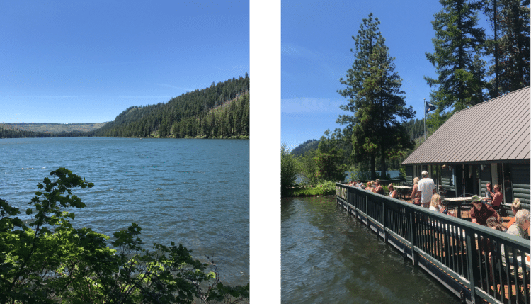 The Boathouse at Suttle Lake Lodge.